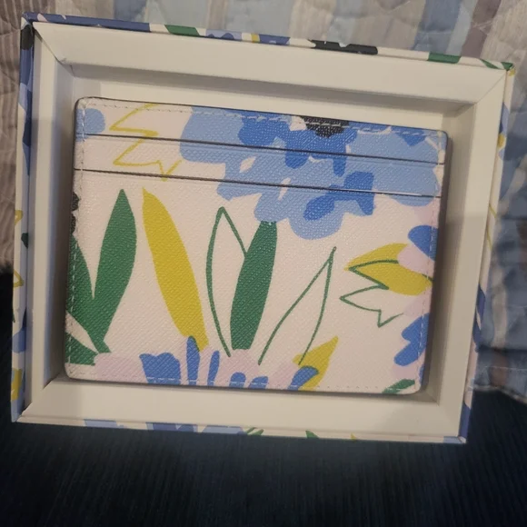 Kate Spade Multicolor Floral Card Wallet - Picture 3 of 3